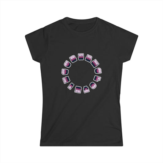 Crystal Moonstone Circle Women's Tee