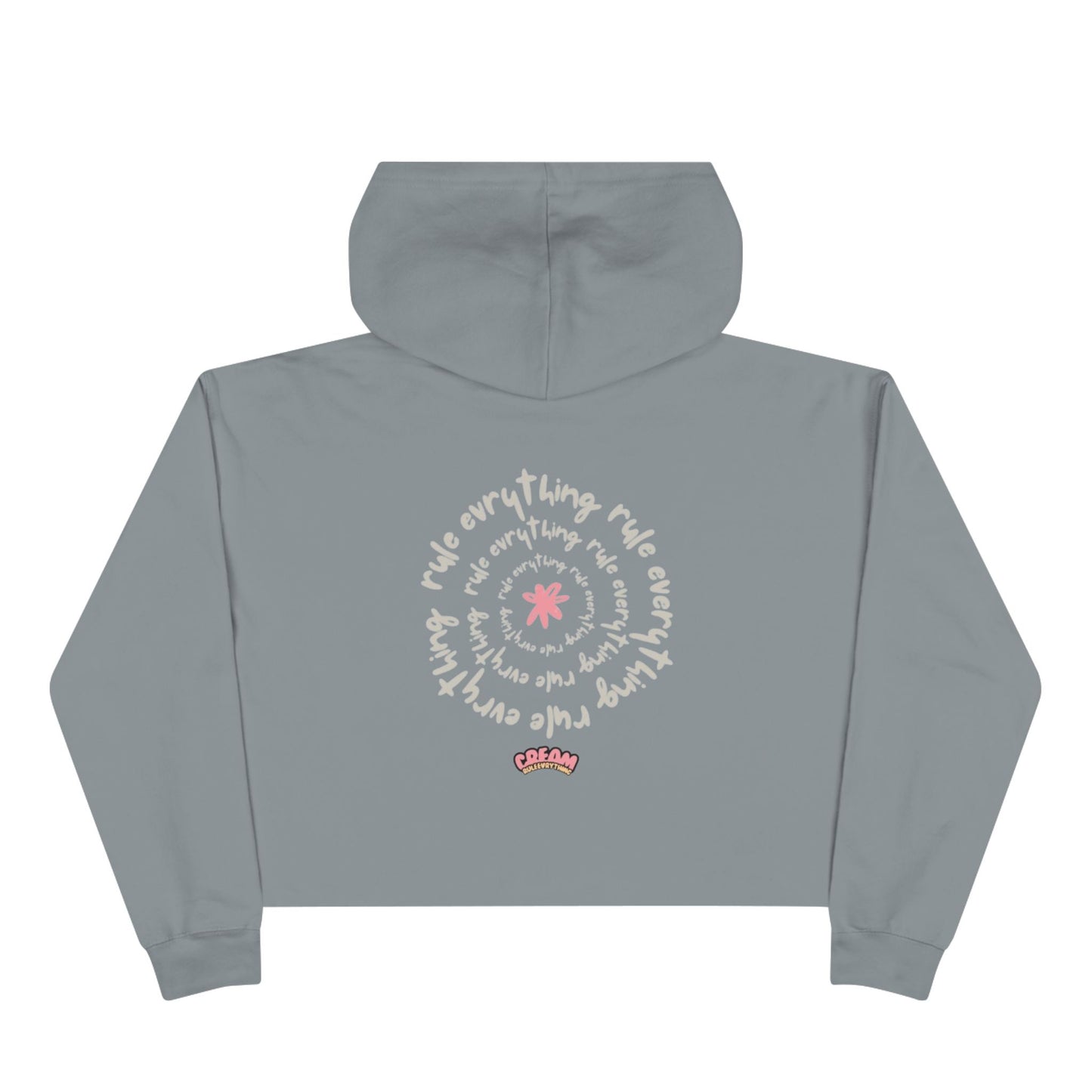 La Grunge Crop Hoodie