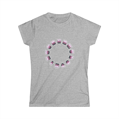 Crystal Moonstone Circle Women's Tee