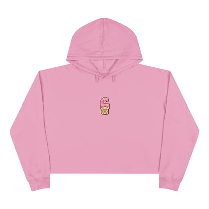 La Grunge Crop Hoodie