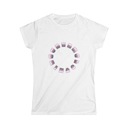 Crystal Moonstone Circle Women's Tee