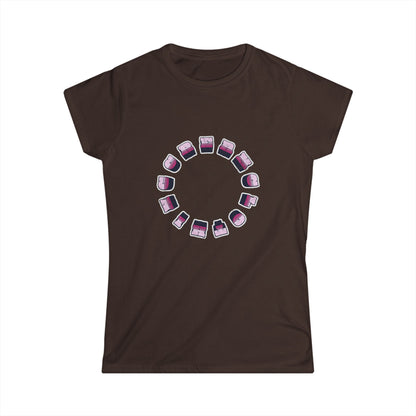 Crystal Moonstone Circle Women's Tee