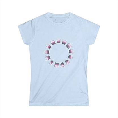 Crystal Moonstone Circle Women's Tee