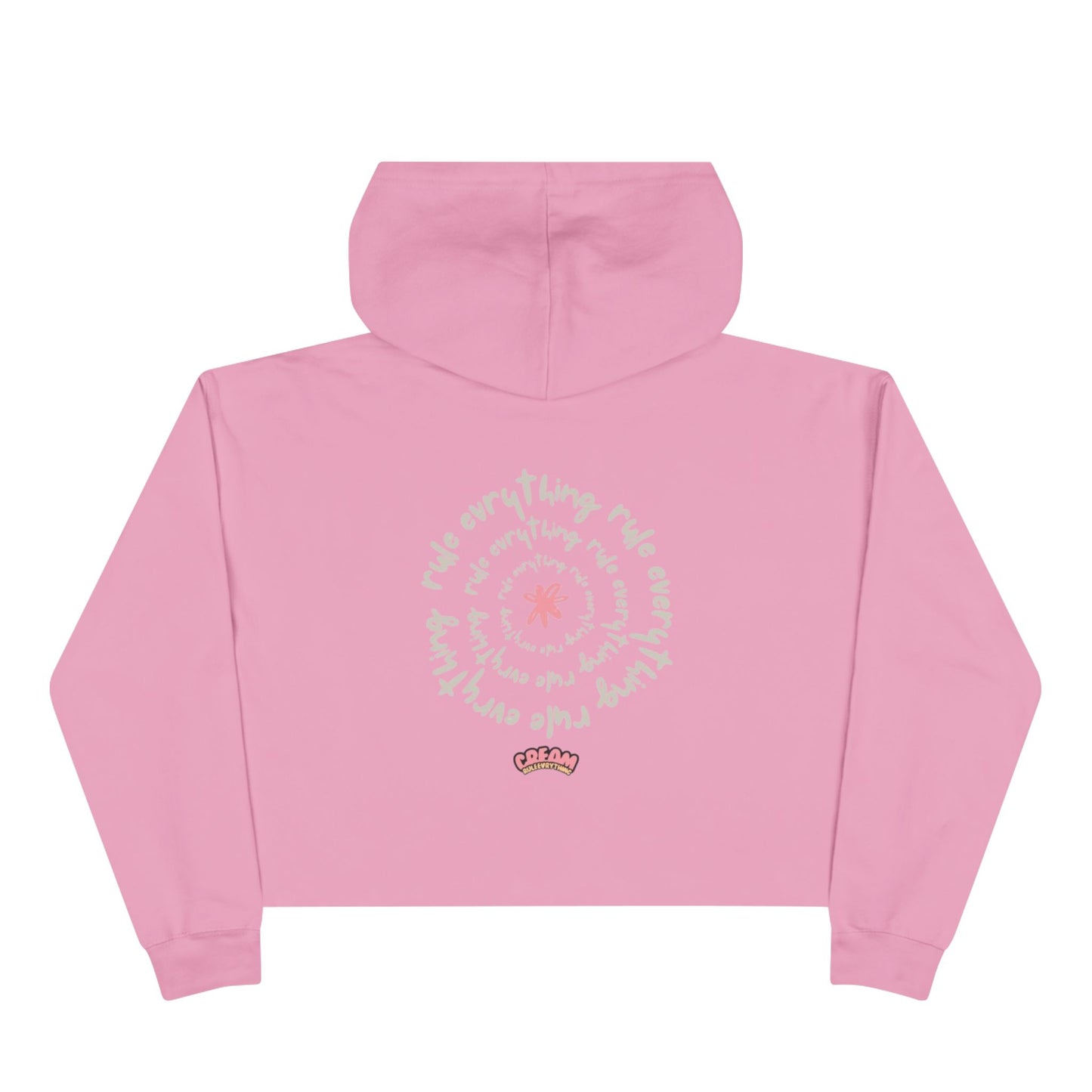 La Grunge Crop Hoodie